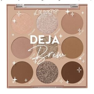 Colourpop Deja Brew Eyeshadow Palette, NEW IN BOX